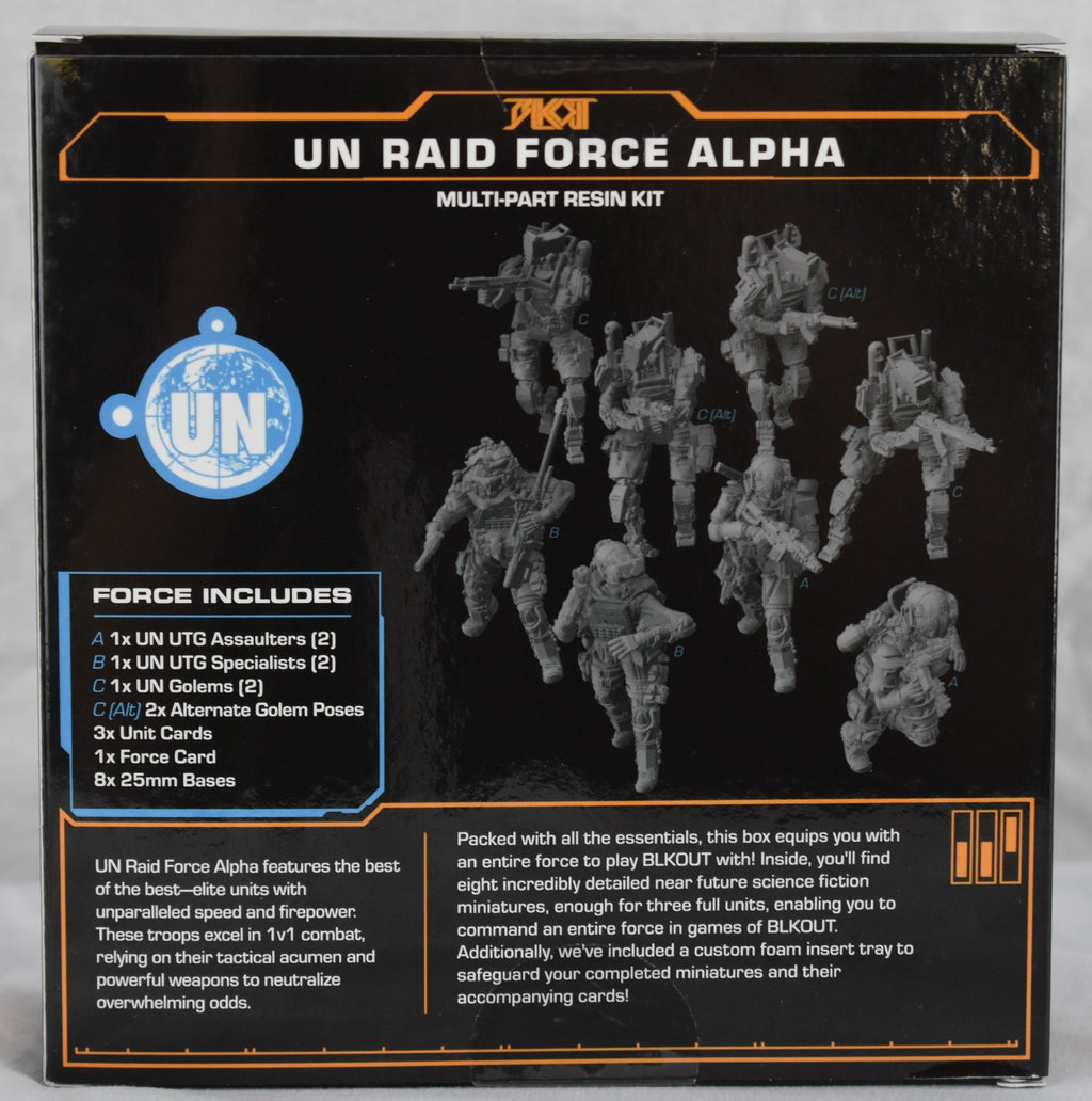 BLKOUT Force Box: UN Raid Force Alpha